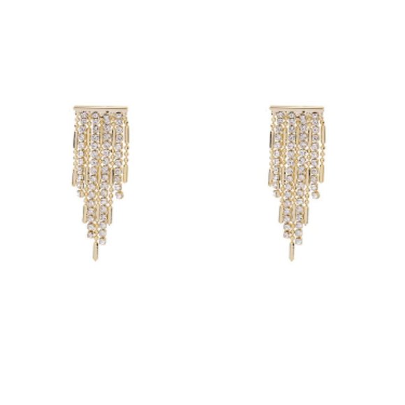 New tassel crystal earrings - Picture 3 of 7